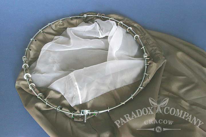 Colapsible sweep net frame