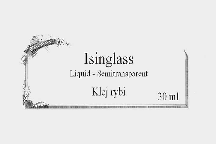 Isinglass semitransparent.